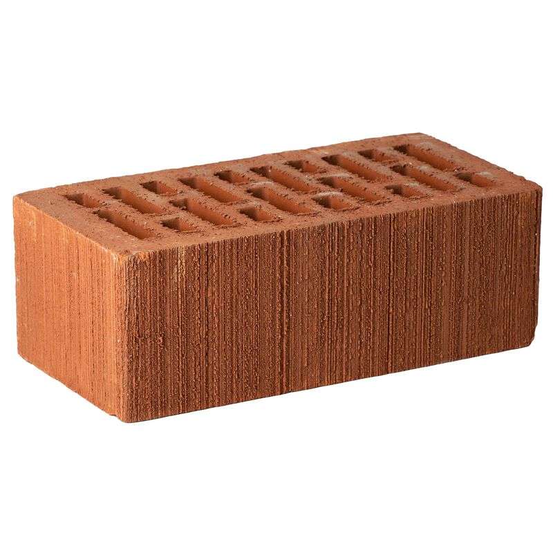 Камінь стіновий керамічний порожнистий; P-виріб; категорія I; 10 Н/мм2; 750 кг/м3 (D2); 250х120х88 мм (T2/R2); F0; S0